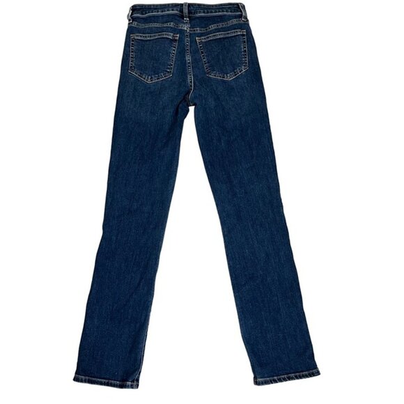 Gap Jeans Women's 26 US 2 Blue classic straight high waist - Picture 6 of 7